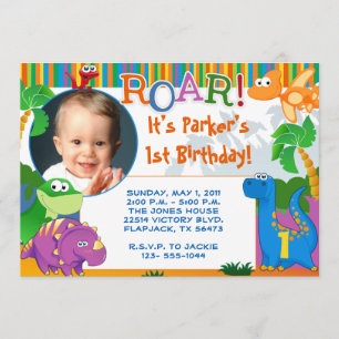 Dinosaur Invitation - Kids Birthday