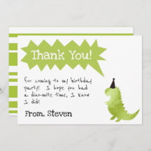 Dinosaur Invitation Stomp and Chomp Birthday boy