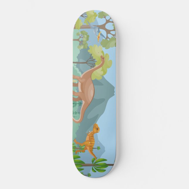 Dinosaur island Premium Skateboard (Front)