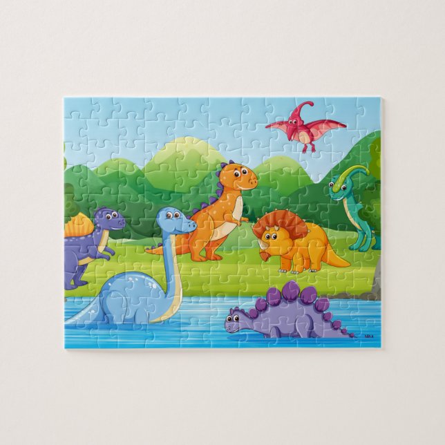Dinosaur Jigsaw Puzzle (Horizontal)