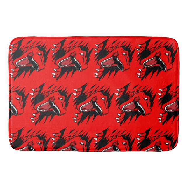 Dinosaur kids bath mat (Front)