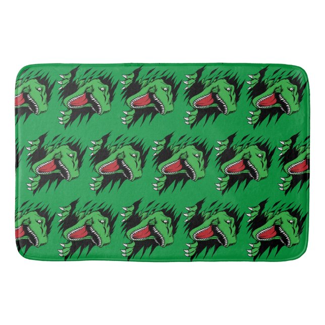 Dinosaur kids bath mat (Front)