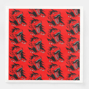 Dinosaur kids napkin