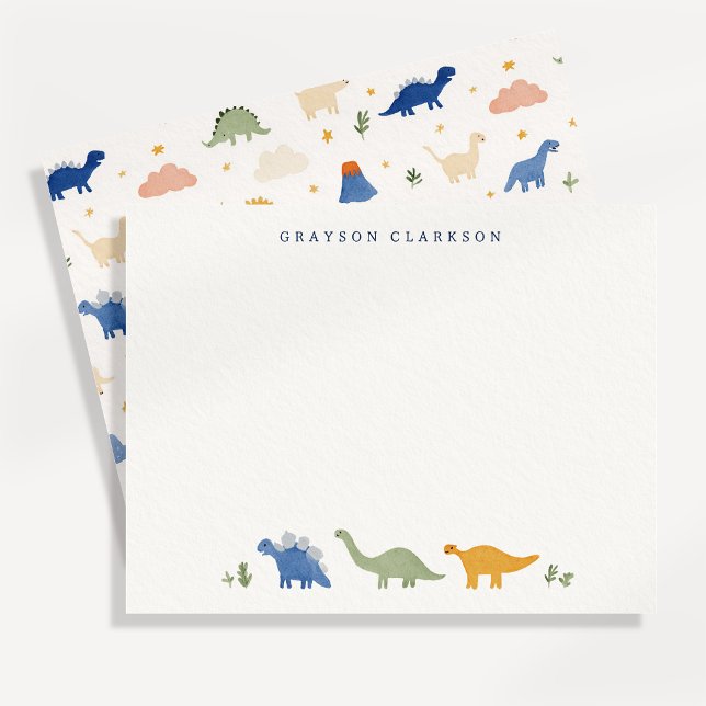 Dinosaur Kids Nursery Note Card (Creator Uploaded)