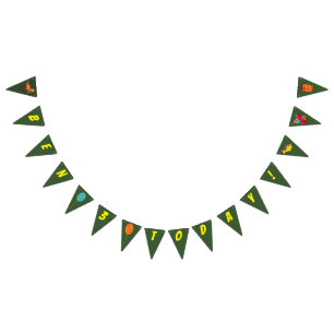 Dinosaur kids party tableware bunting 