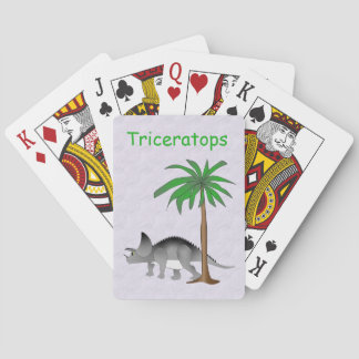 Dinosaur Land Cute Dino Playing Cards
