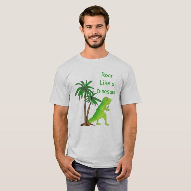 Dinosaur Land Cute Dino T-Shirt (Front Full)