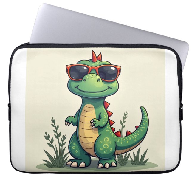 dinosaur laptop sleeve (Front)