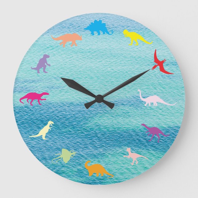 dinosaur large clock (Front)