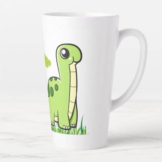 Dinosaur Latte Mug (Right)