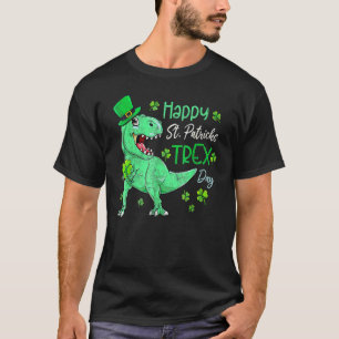 Dinosaur Leprechaun Happy St Pat T-Rex St Patrick' T-Shirt