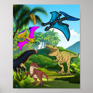 Dinosaur lover poster