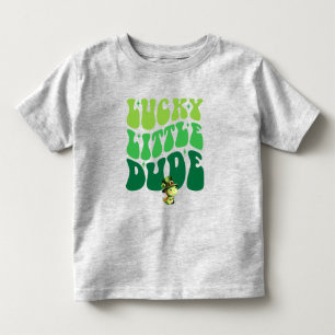 Dinosaur Lucky Little Dude St. Patrick's Day Toddler T-Shirt