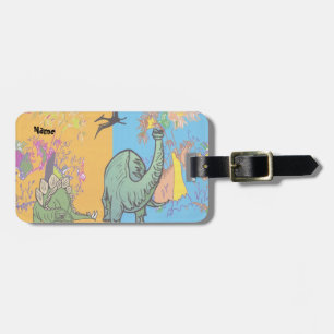 Dinosaur Luggage Tag for Kids