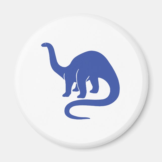 Dinosaur Magnet - Blue (Front)