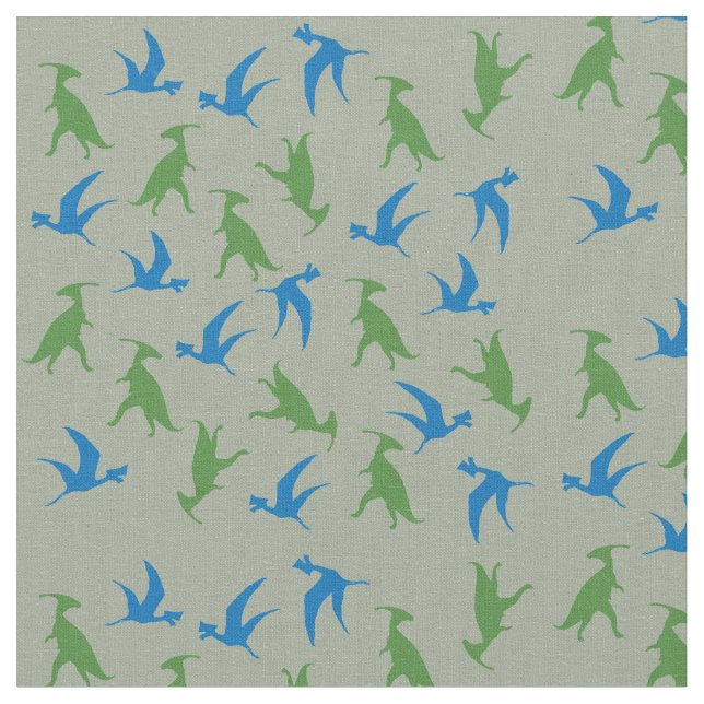 Dinosaur, mandalala dinosaur fabric (Close Up)