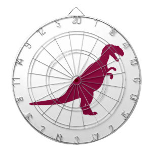 Dinosaur Maroon Dartboard