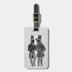 Dinosaur Men Lads Night Out Luggage Tag