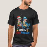 Dinosaur Menorasaur Chrismukkah Hanukkah Christmas T-Shirt<br><div class="desc">Dinosaur Menorasaur Chrismukkah Hanukkah Christmas</div>