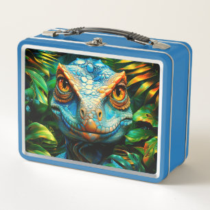 Dinosaur Metal Lunch Box