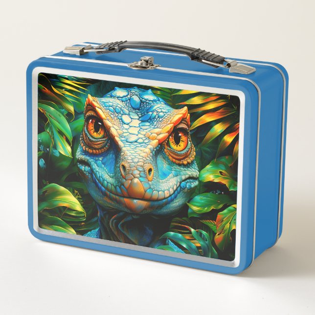 Dinosaur Metal Lunch Box (Front)