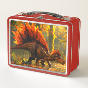 Dinosaur Metal Lunch Box