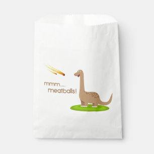 Dinosaur Meteor Meatballs Favour Bags