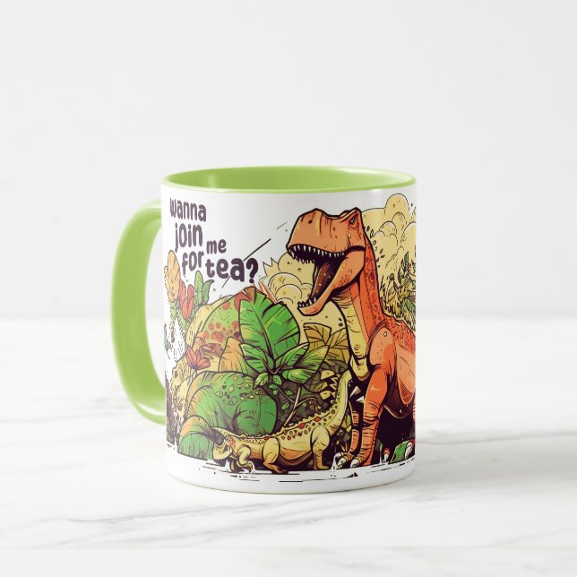 Dinosaur mug (Front Left)