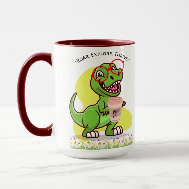 Dinosaur Mug (Left)