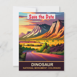Dinosaur National Monument Canyon Wedding Invite