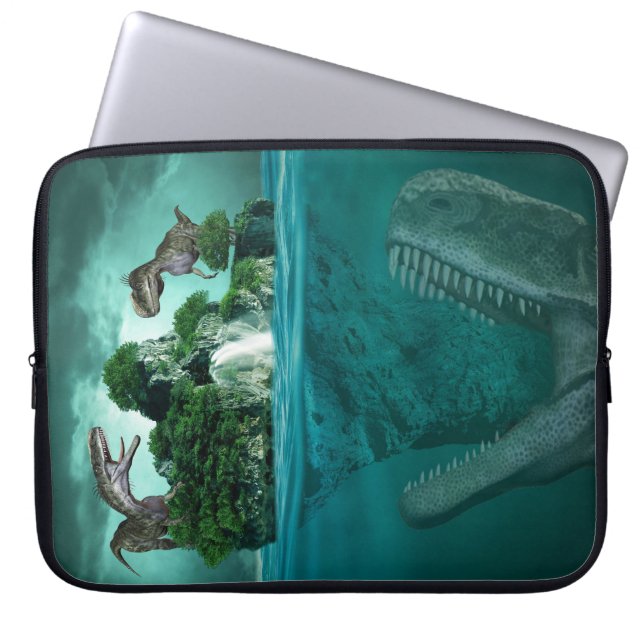 Dinosaur : Neoprene Laptop Sleeve (Front)