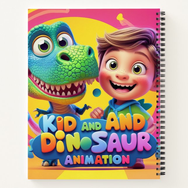 dinosaur notebook (Back)
