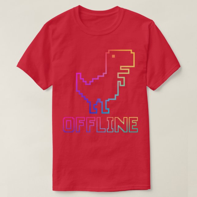 Dinosaur offline1 T-Shirt (Design Front)
