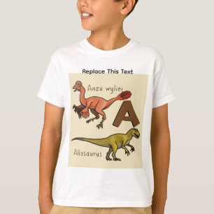 Dinosaur or Prehistoric Animal Letter A T-Shirt