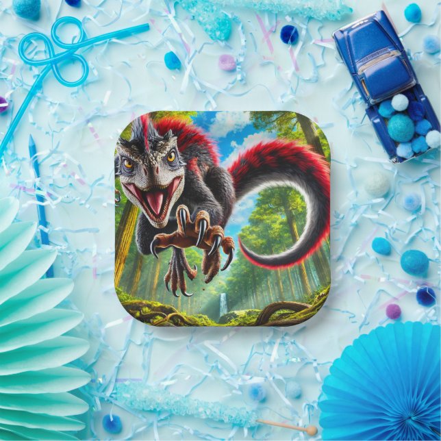 Dinosaur Paper Plate (Party)