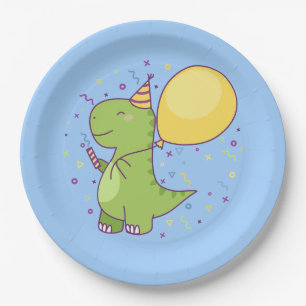 Dinosaur Paper Plate