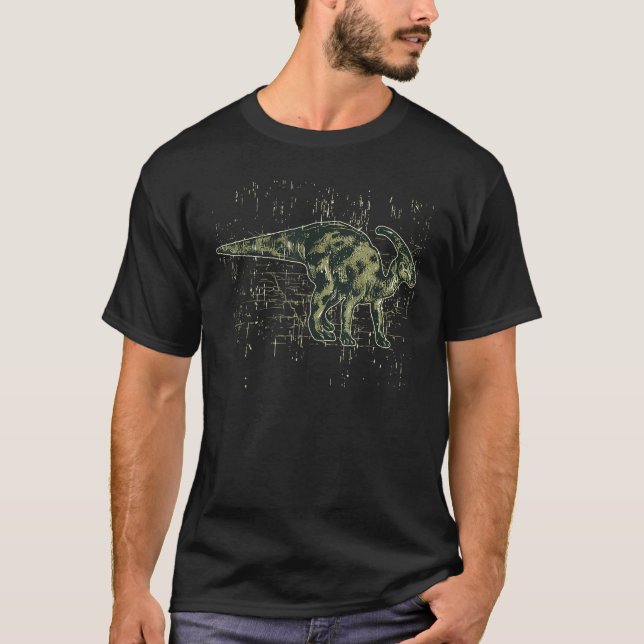 Dinosaur   Parasaurolophus T-Shirt (Front)