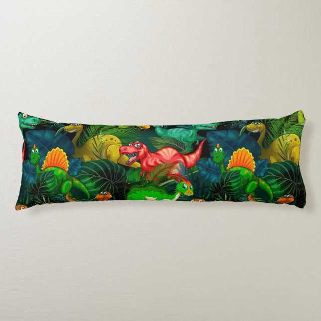 Dinosaur Park Body Cushion (Front)
