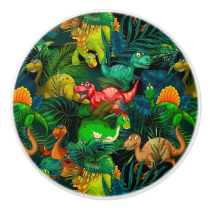 Dinosaur Park Ceramic Knob