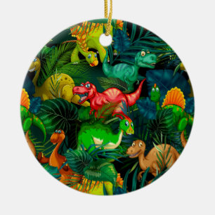 Dinosaur Park Ceramic Tree Decoration