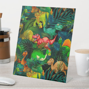 Dinosaur Park Pedestal Sign