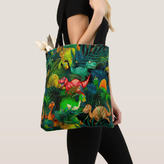 Dinosaur Park Tote Bag