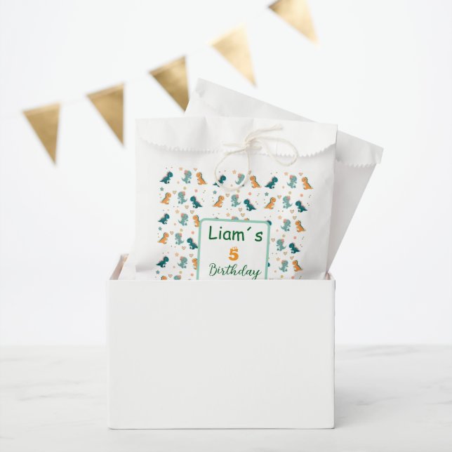 Dinosaur Party Favor Bags (Party)