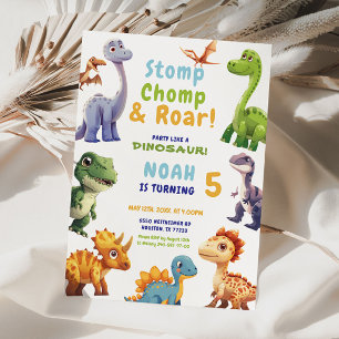 Dinosaur Party Invitation