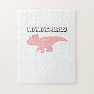 Dinosaur Party Mum Birthday Party Mamasaurus Jigsaw Puzzle