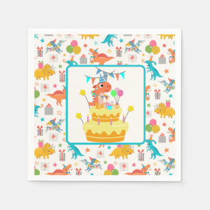 Dinosaur Party  Napkin
