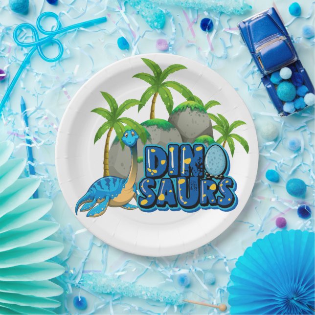 Dinosaur Party  Paper Plate (Party)