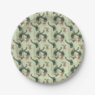 Dinosaur Party Paper Plate