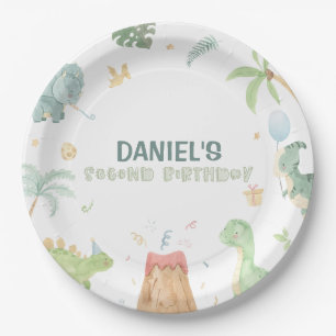 Dinosaur Party Paper Plates