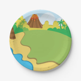 Dinosaur Party Paper Plates